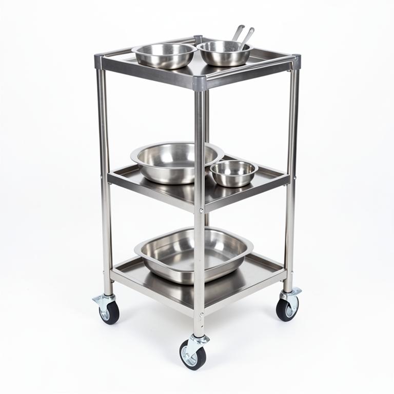 Stainless Steel Dressing Trolley
